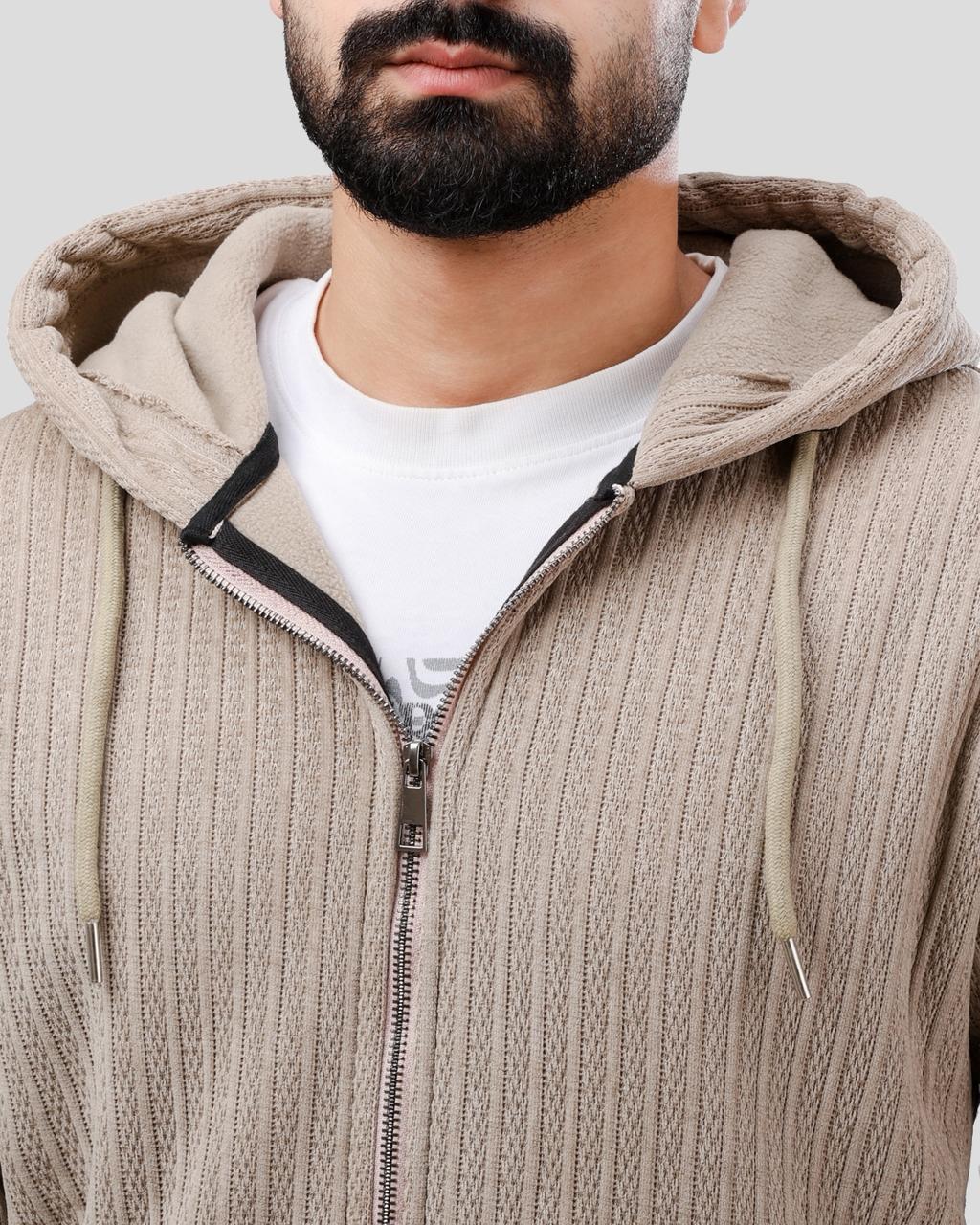 Velvet Zipper Basic Hoodie