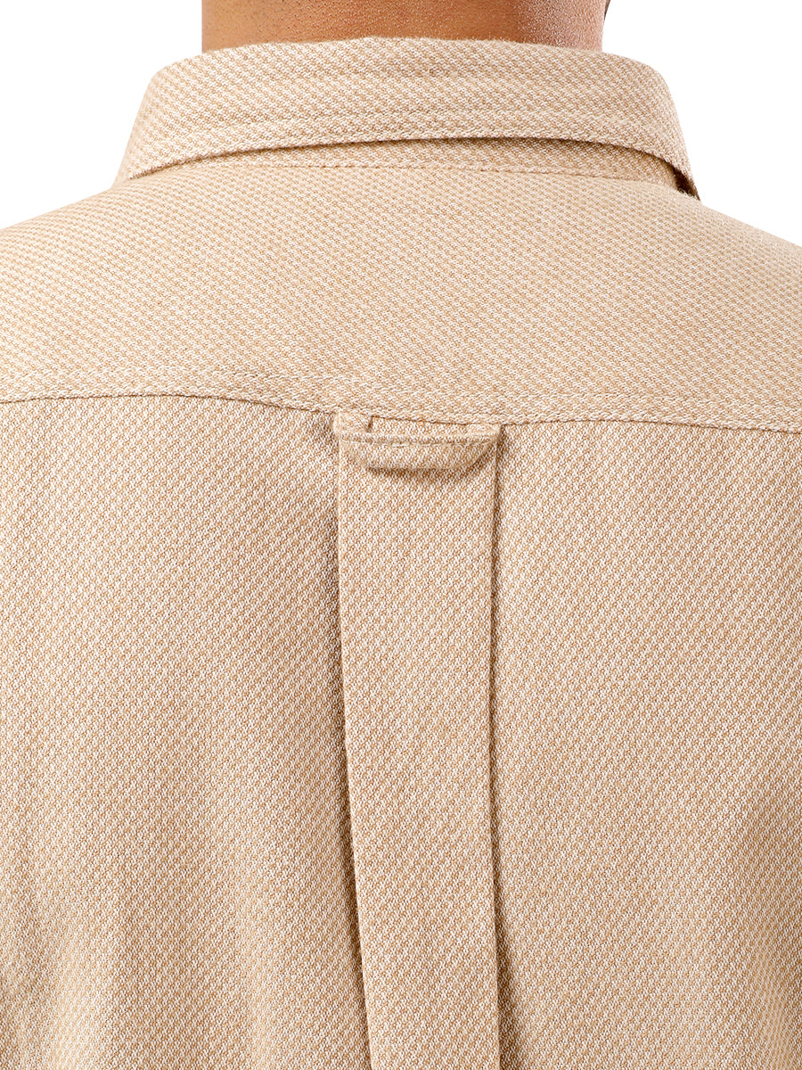 DOTTED WOOL SHIRT
