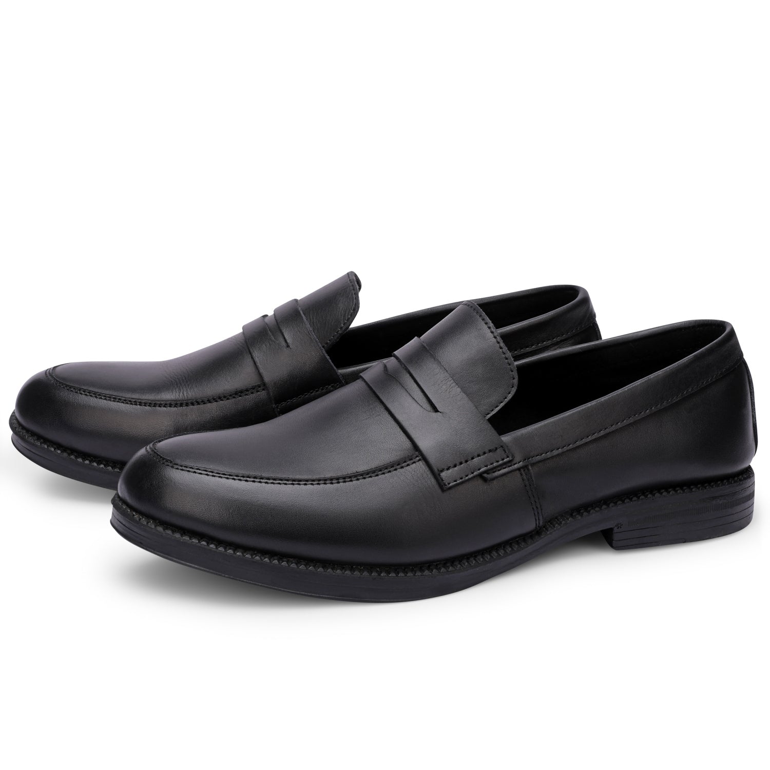 CLASSIC LEATHER BLACK SHOES