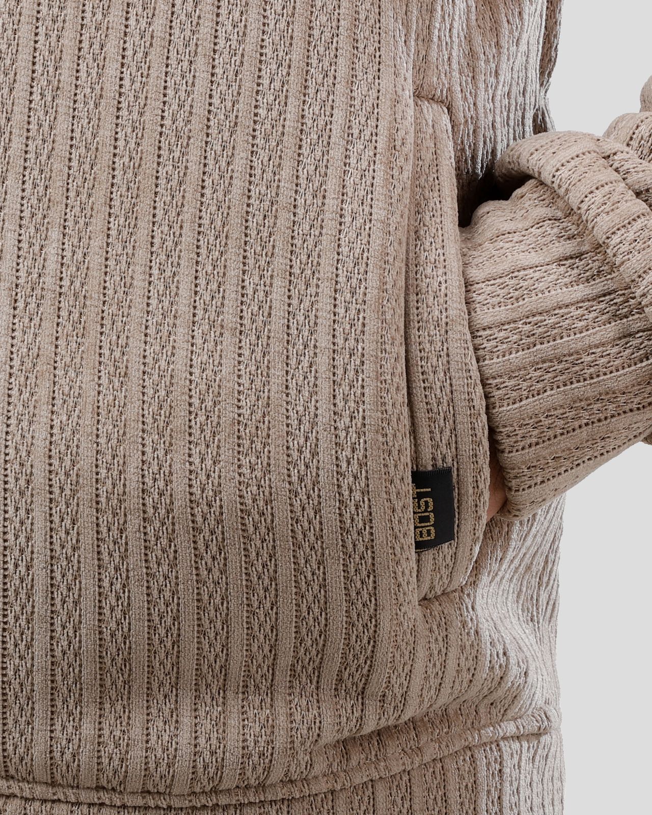 Velvet Zipper Basic Hoodie