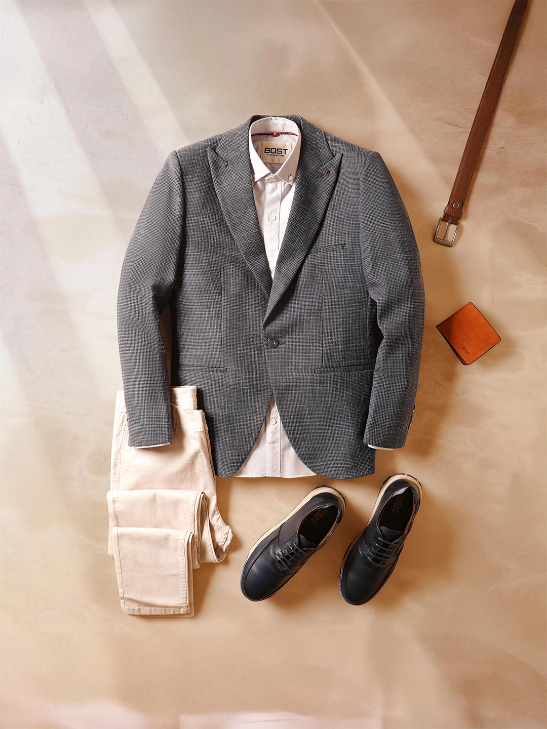DOTTED COTTON BLAZER